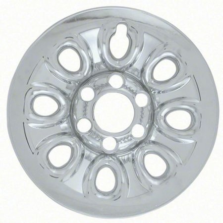 COAST2COAST 17", 8 Hole, Chrome Plated, Plastic, Set Of 4, Compatible With Steel Wheels IWCIMP64X